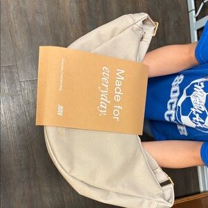 Beige Everyday Carrying Bag